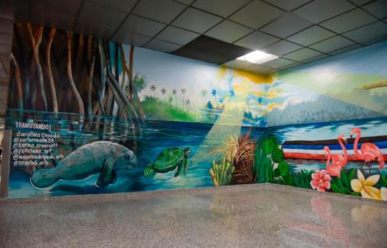 Inauguran exposición de murales en el aeropuerto Las Américas    