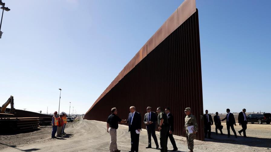 El muro de Trump cumple tres años lejos de concretarse en el año electoral