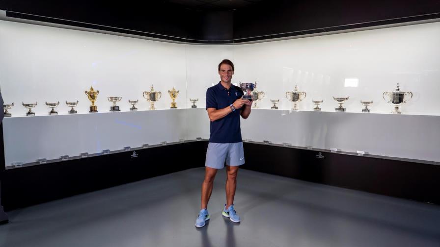 Nadal deposita título de Grand Slam en su museo de Manacor