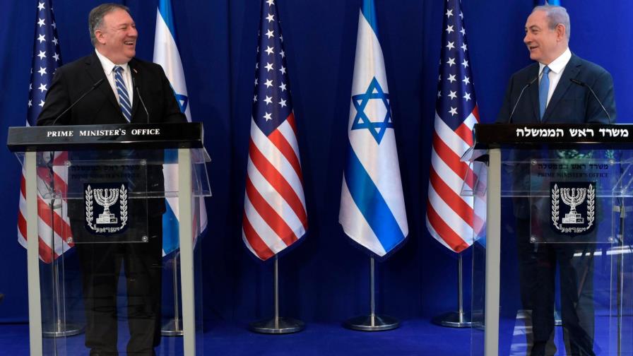 Pompeo apoya al nuevo Ejecutivo de Netanyahu con un viaje relámpago a Israel