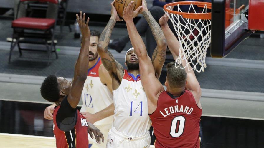 El Heat logran su primera victoria ante los Pelicans de Ingram y Zion