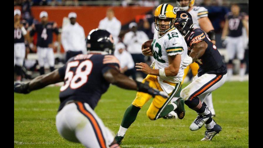 Aaron Rodgers y la defensiva llevan a Packers a triunfo ante Bears
