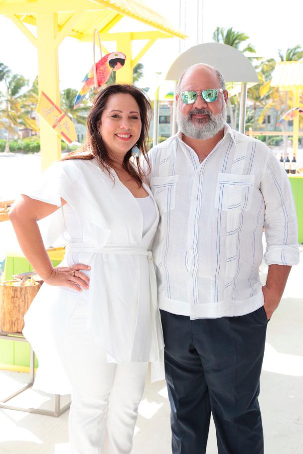 Noribel Medina y Jorge Haché.