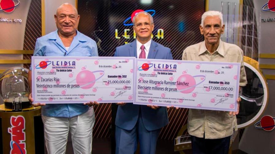 Ganadores de “Tu única Loto” se reparten RD$42 millones Ganadores de “Tu única Loto” se reparten RD$42 millones