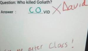 ¿Quién mató a Goliat? La respuesta viral de un niño que ha dado la vuelta al mundo