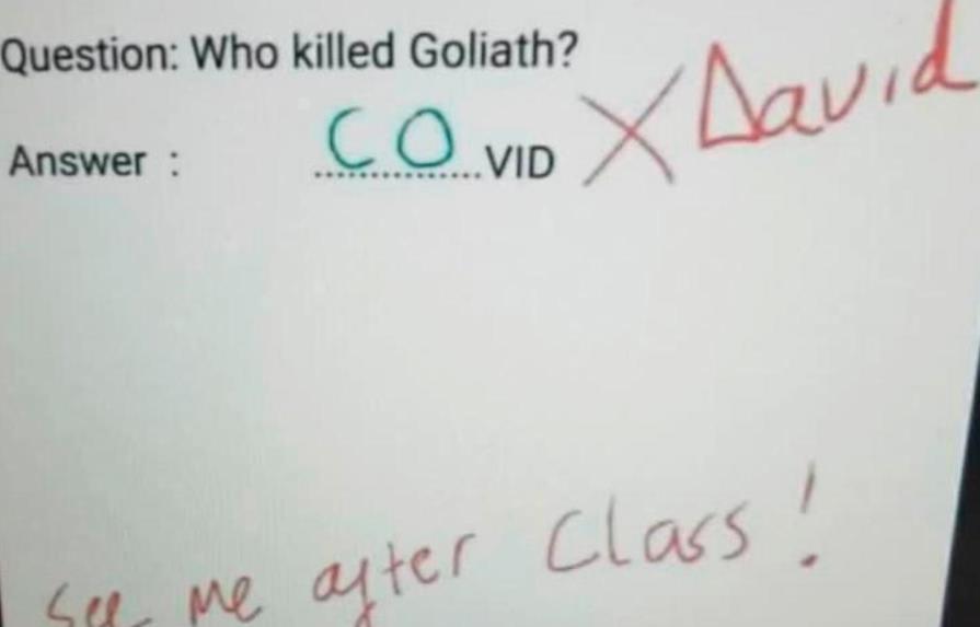 ¿Quién mató a Goliat? La respuesta viral de un niño que ha dado la vuelta al mundo