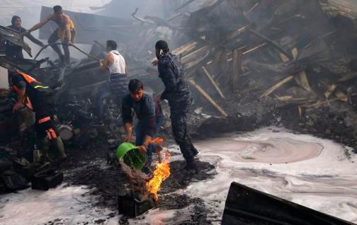 Al menos nueve muertos por una explosión de gas en panadería de la Franja de Gaza
