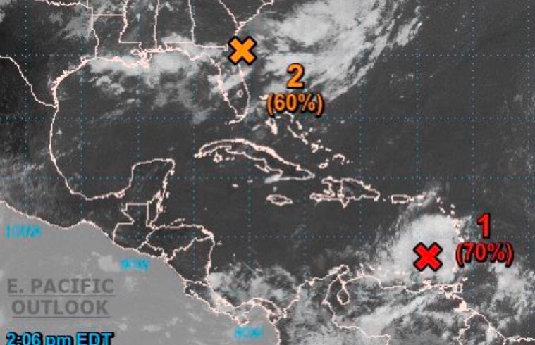 Onamet informa de onda tropical con 70 % de convertirse en ciclón en 48 horas