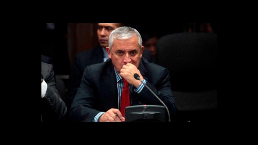 Tribunal guatemalteco da prisión domiciliar a expresidente bajo fianza
