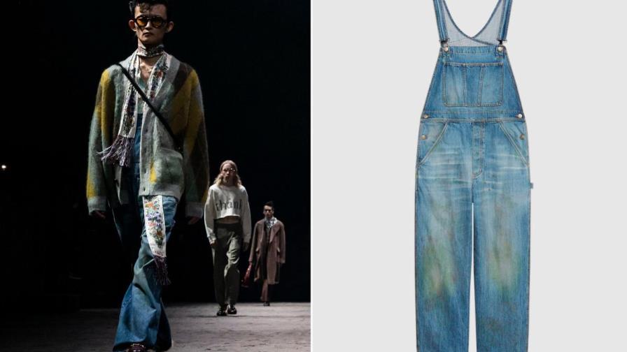 Gucci lanza un overol desgastado por 1,400 dólares, ¡y las redes estallan!