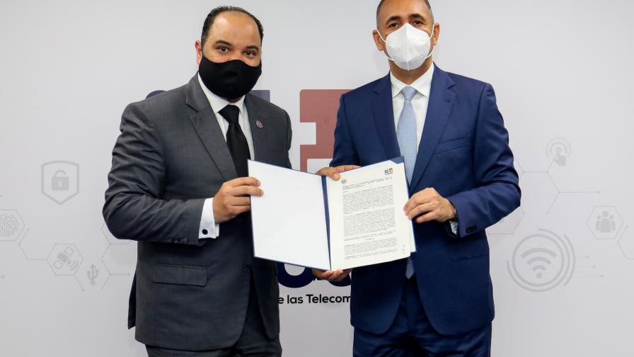 Indotel y defensor del Pueblo firman convenio para identificar perfiles criminalísticos