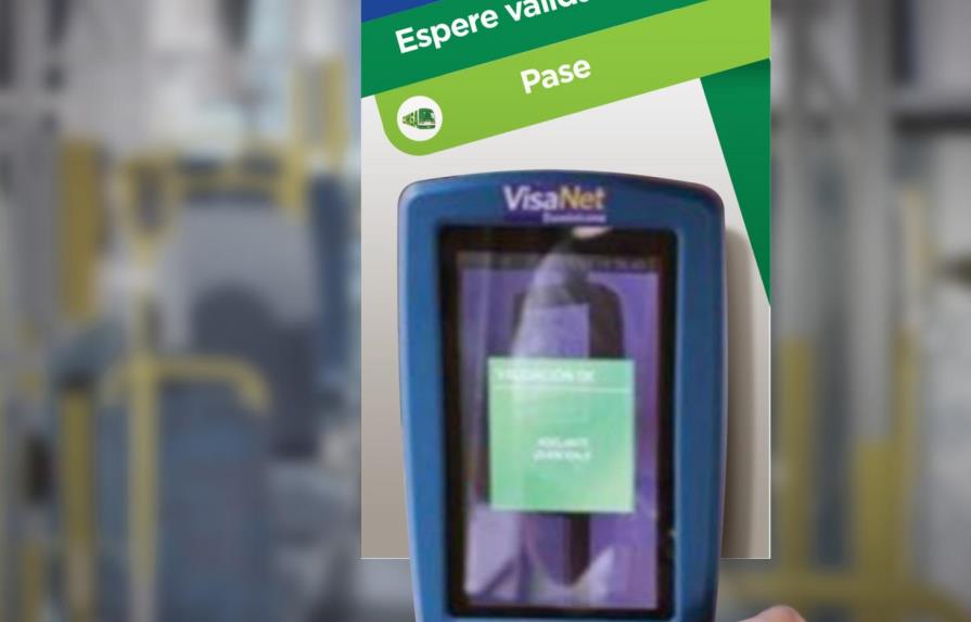 Dominicanos ya podrán usar tarjetas Visa contactless para pagar transporte masivo en la ruta 27 de febrero