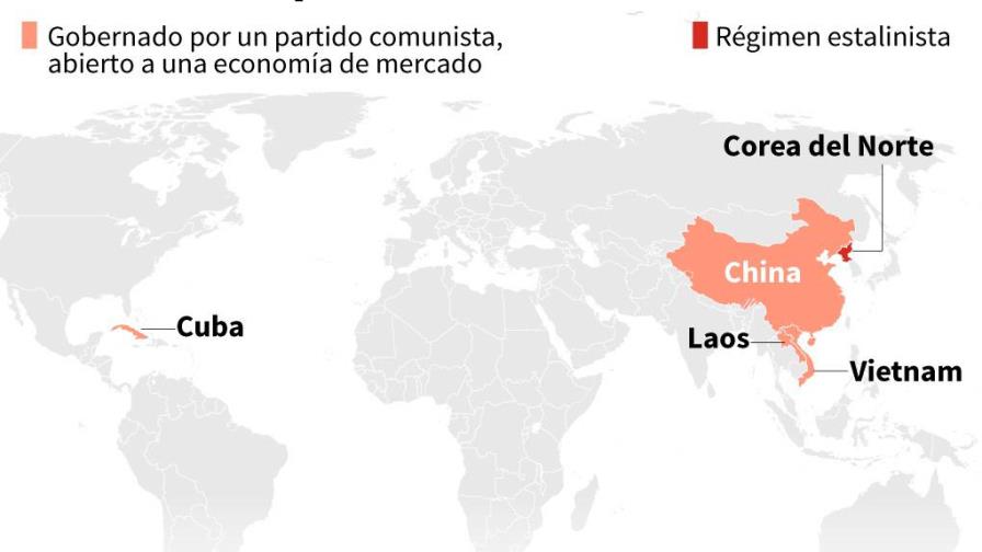 Los últimos países comunistas del mundo