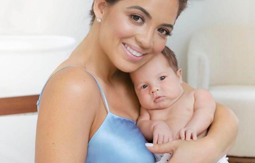 Pamela Silva comparte imágenes del rostro de su bebé por primera vez