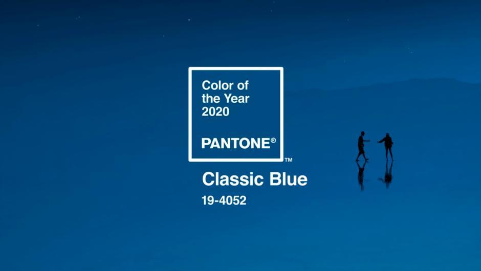 El color del año 2020: el azul clásico