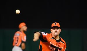 Video | Paolo Espino fue escogido por los Gigantes del Cibao como la primera selección del draft