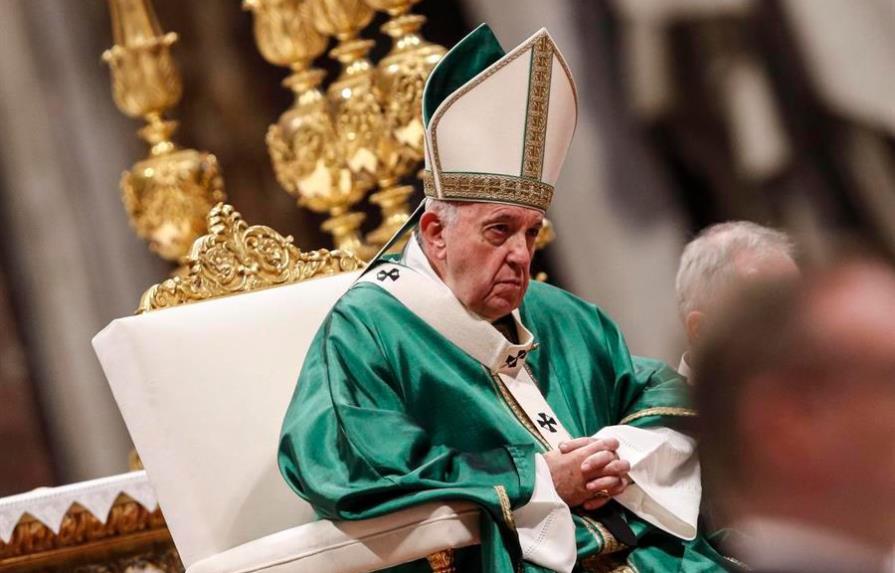 El papa denunció en misa del Sínodo los incendios por intereses en Amazonía