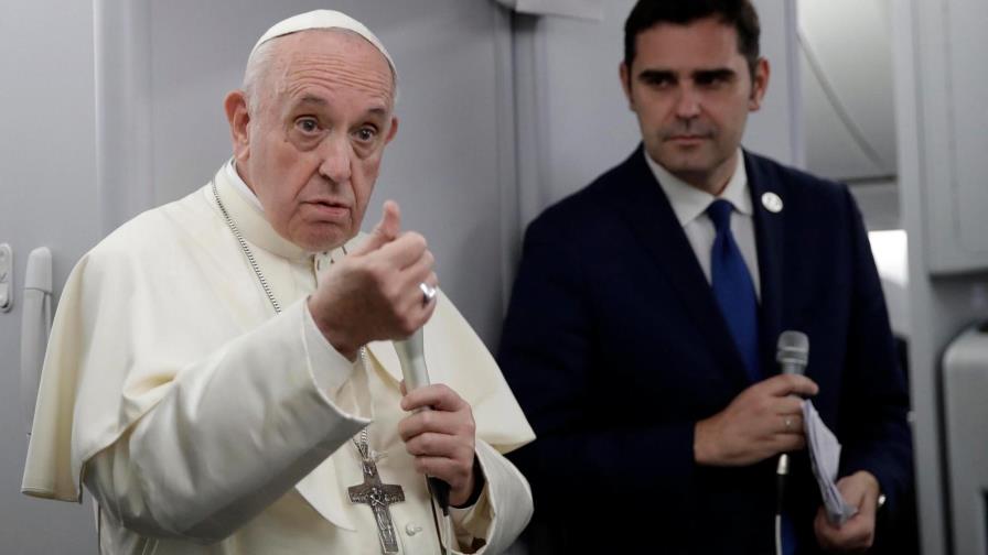 El papa dice le “asusta” un posible “derramamiento de sangre” en Venezuela El papa dice le “asusta” un posible “derramamiento de sangre” en Venezuela