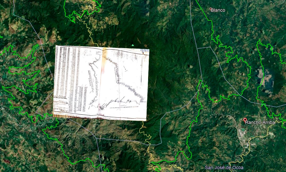 Mensura en favor de Explotación Maderera de Constanza.