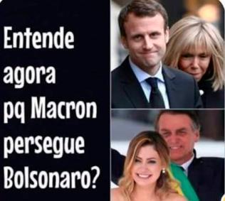 La reacción de Emmanuel Macron a las burlas del presidente de Brasil hacia su esposa