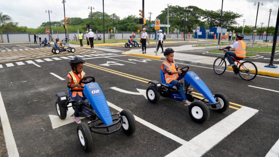 Parque Educación Vial de Ciudad Juan Bosch recibe 2,400 visitas en los primeros tres meses
