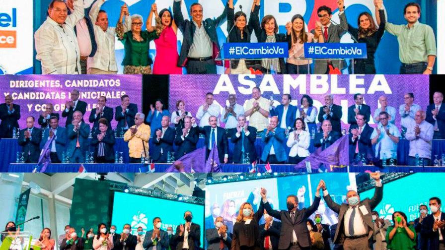 Partidos se embarcan en su preparación para la campaña preelectoral de cara al 2022
