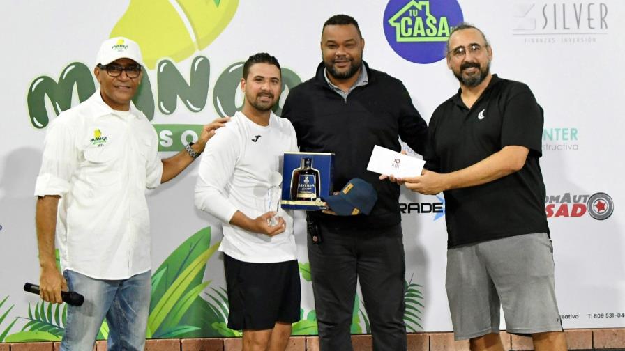 Duvergé, Almánzar y Castillo, campeones del Mango Tennis Open 2021