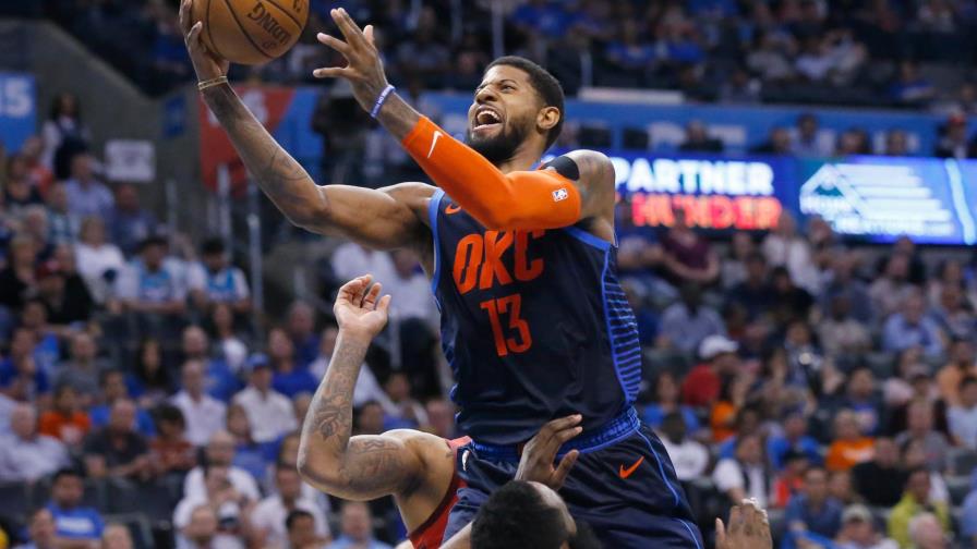 Paul George en duda para primer duelo de Thunder en Portland