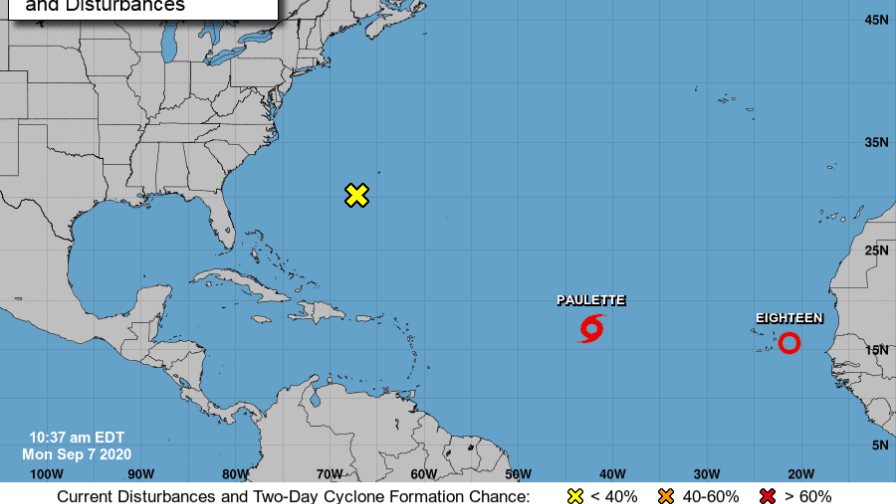La tormenta tropical Paulette se forma en el Atlántico