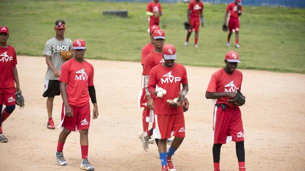 SAN JUAN, Puerto Rico. , . JUEGO DE BEISBOL Y DRILL DE PELOTEROS JUVENILES  ELEGIBLES AL DRAFT 2017 DE LAS GANDES LIGAS, LOS CUALES DEMOSTRARON SUS  HABILIDADES A UN GRUPO DE ESCUCHAS