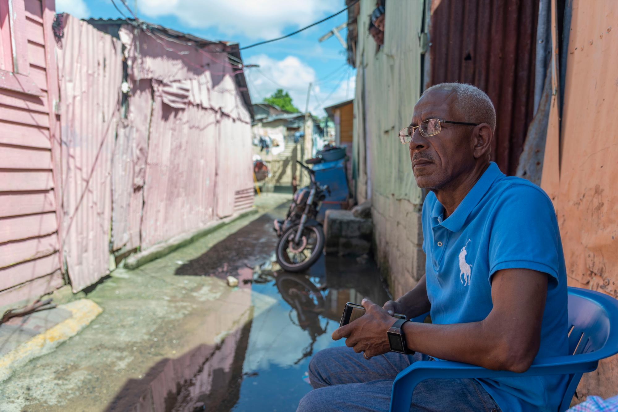 Jesús Martínez, presidente de la Junta de vecinos(Pedro Bazil)