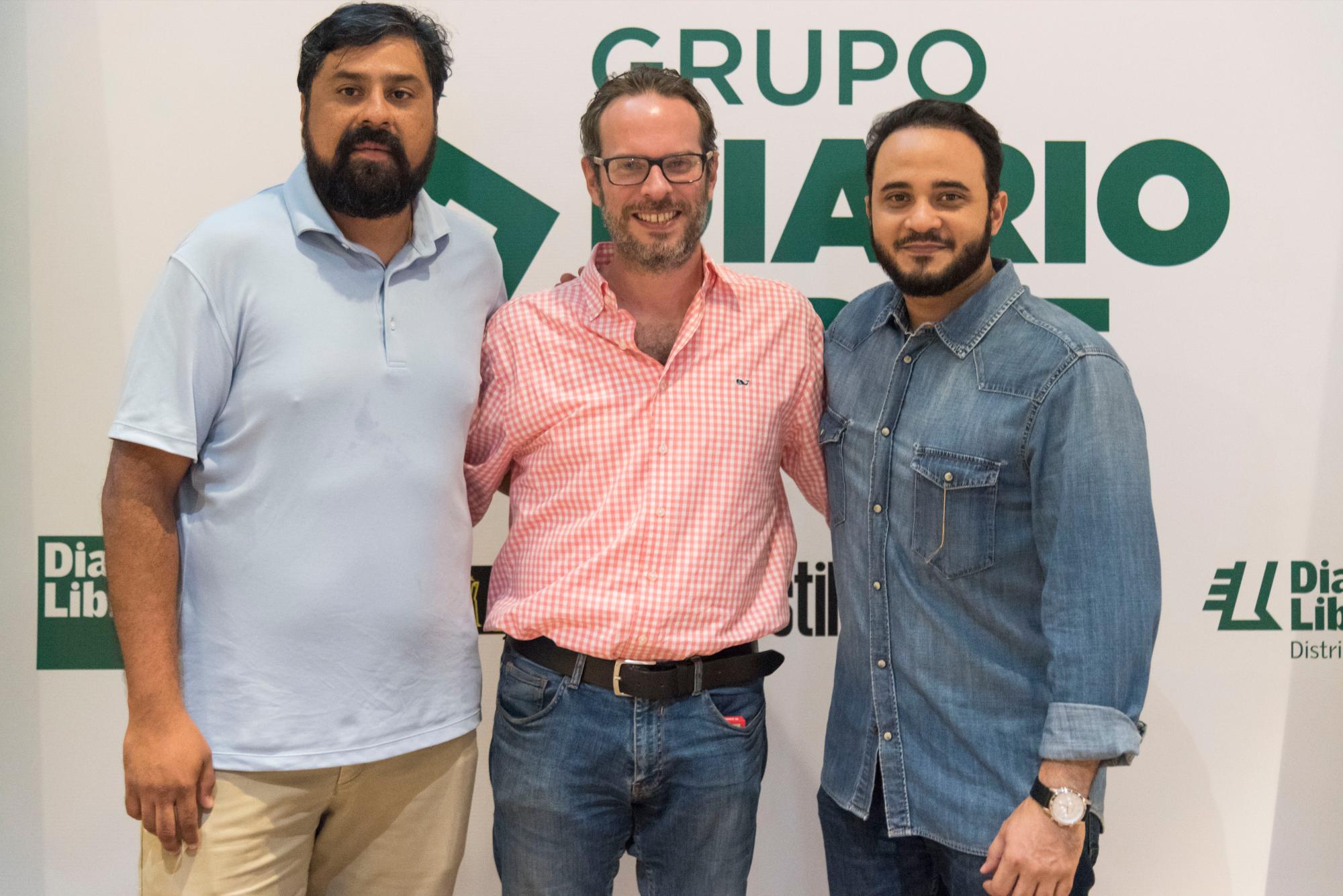 Marvin del Cid, Pablo Mustonen y David Vásquez.