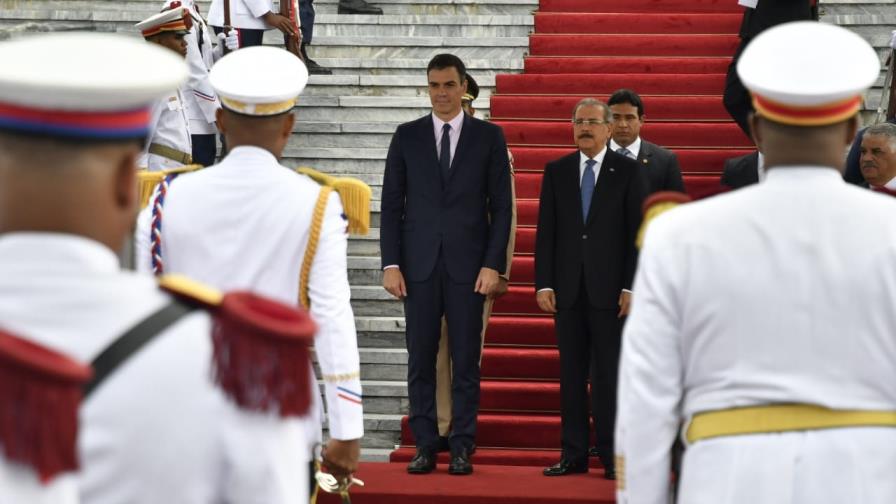 Danilo recibe el presidente del Gobierno español Pedro Sánchez