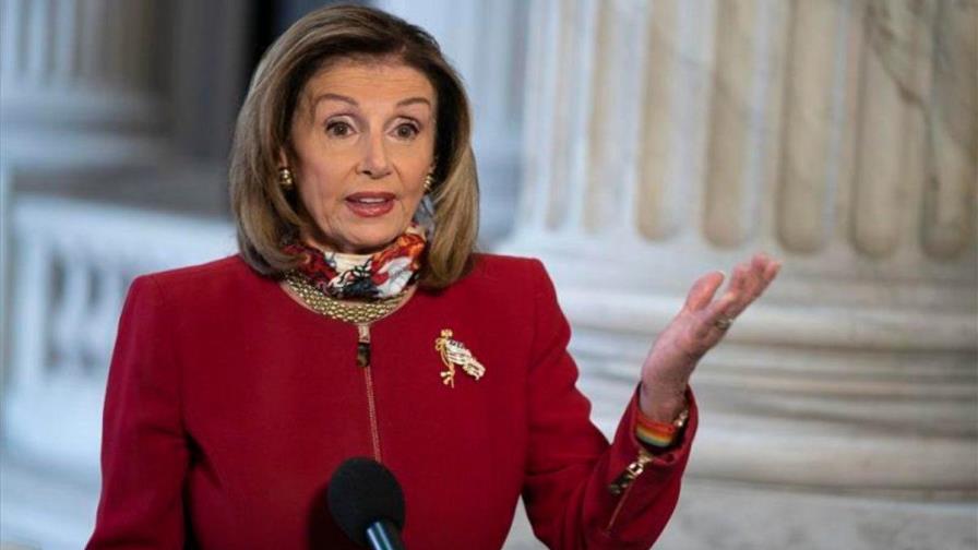 Pelosi invita a Biden a dar un discurso ante el Congreso el 28 de abril