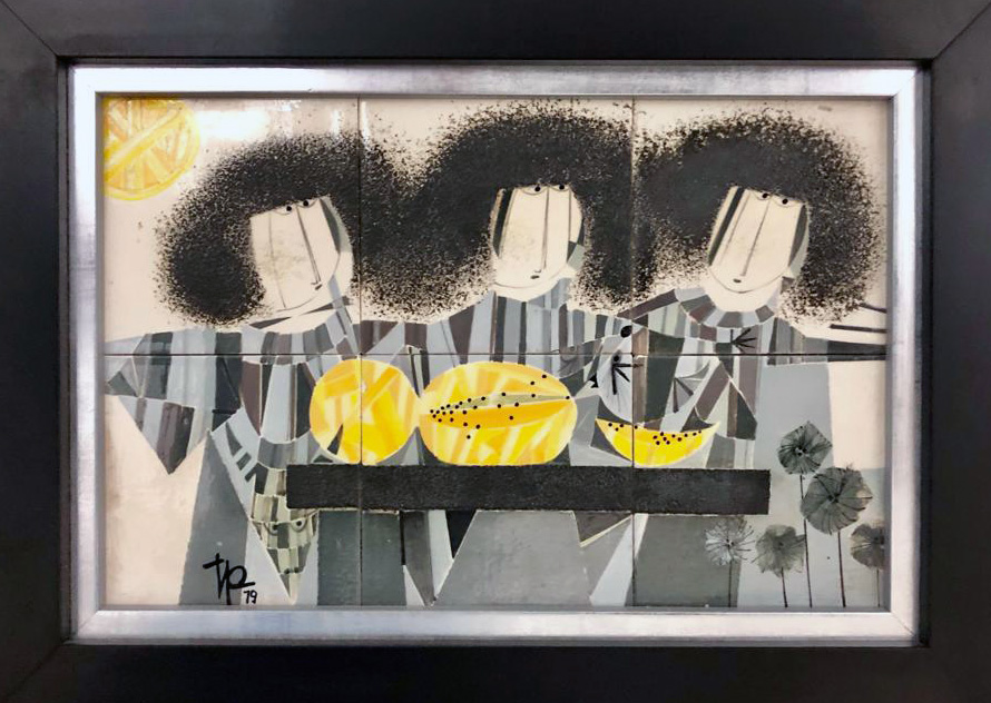 Las marchantas, cerámica de Thimo Pimentel.