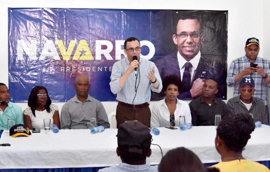 Navarro promete un gobierno que apoyará los municipios