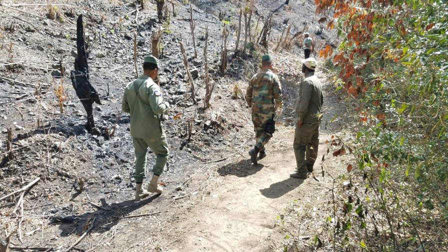 Medio Ambiente investiga a los responsables de quemar bosque próximo a un río, en Baní