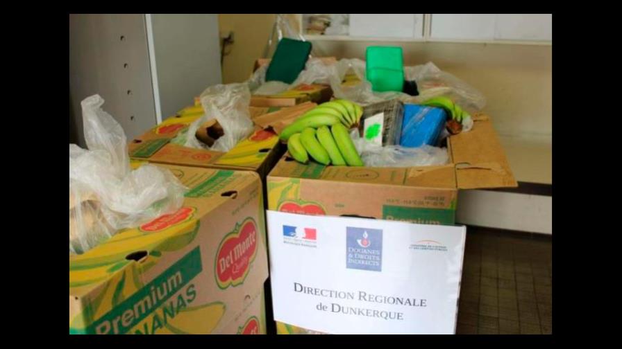 Requisados en Francia 416 kilos de cocaína en cajas de plátanos de Colombia