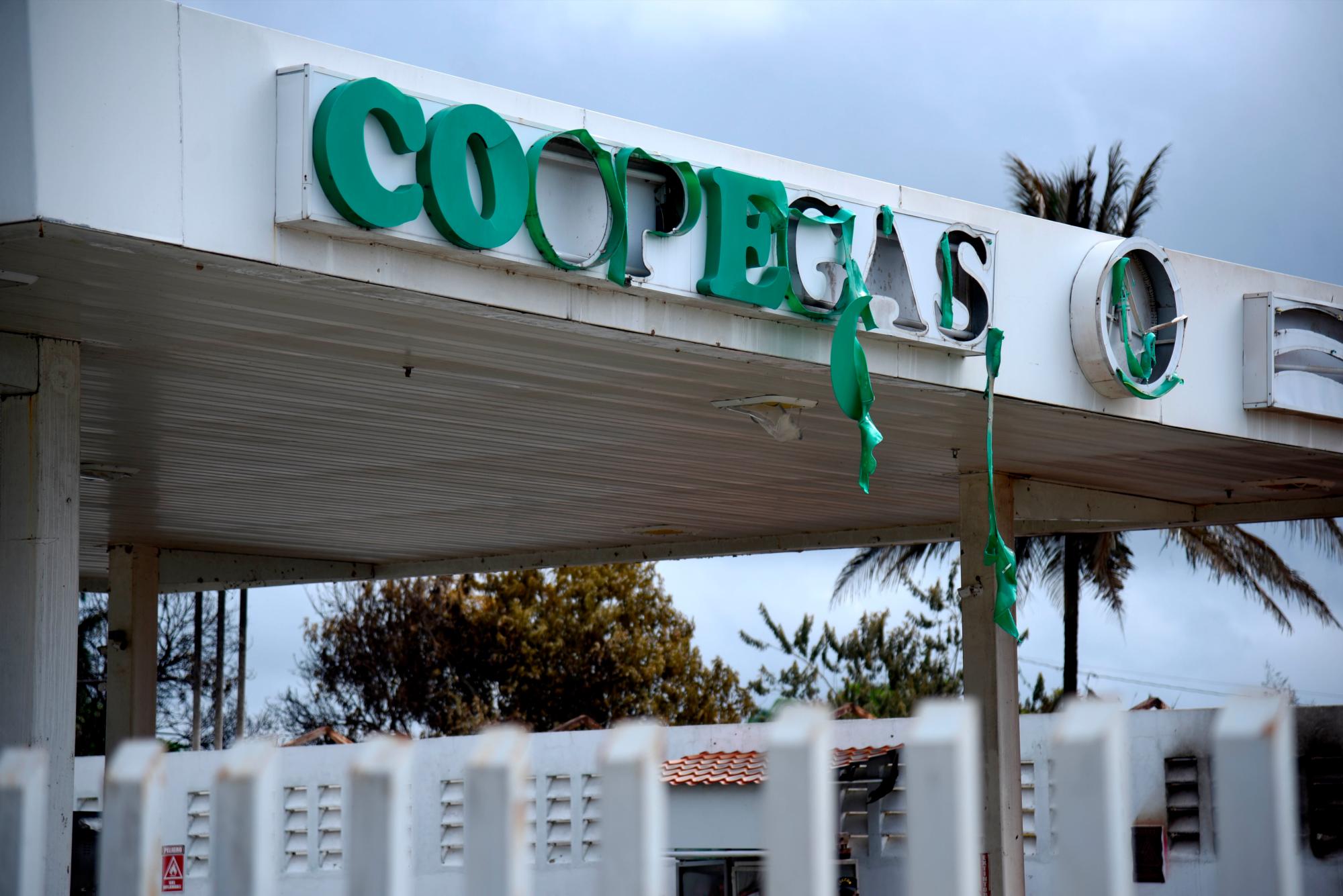 La planta de gas Coopegas que fue afectada por el incendio el pasado sábado y por el cual fallecieron dos personas y otras nueve están heridas de gravedad.