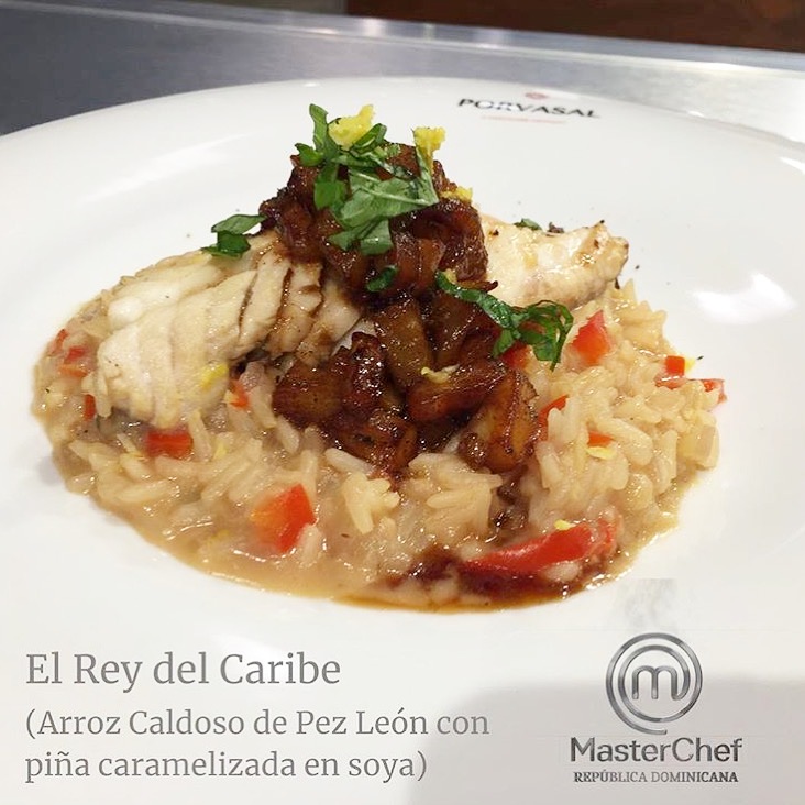 El plato del pez León que mereció la aprobación del cocinero internacional Jorge Raush
