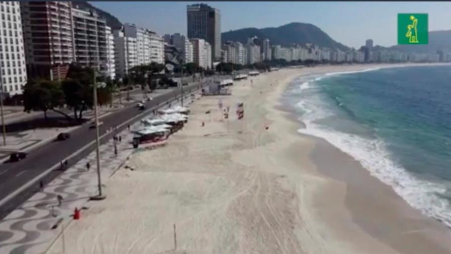 Río de Janeiro cierra sus playas el fin de semana para contener el COVID-19