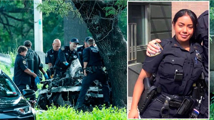 Un oficial y su acompañante, ambos de origen dominicano, murieron quemados en un accidente Un oficial y su acompañante, ambos de origen dominicano, murieron quemados en un accidente