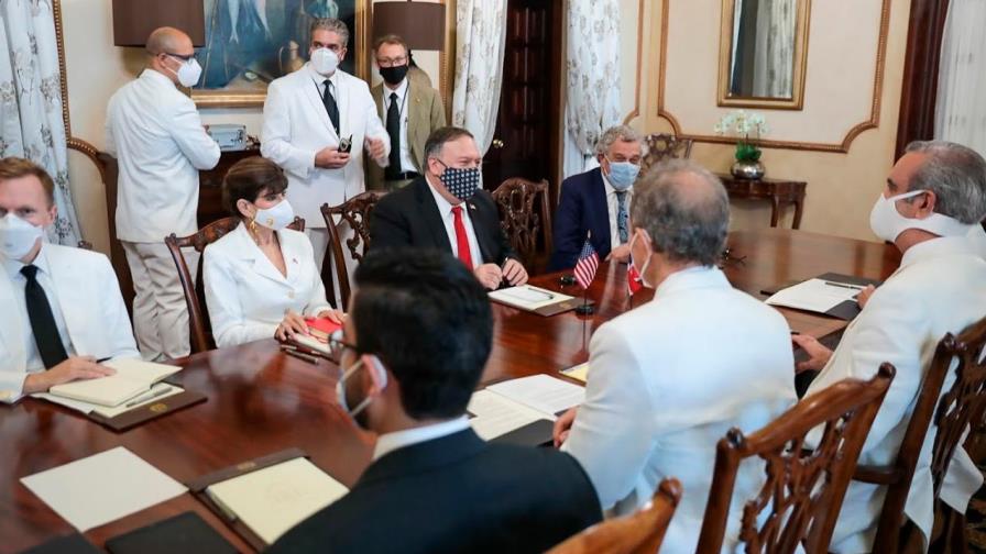 Pompeo y Abinader tratan sobre seguridad regional y situación en Venezuela Pompeo y Abinader tratan sobre seguridad regional y situación en Venezuela