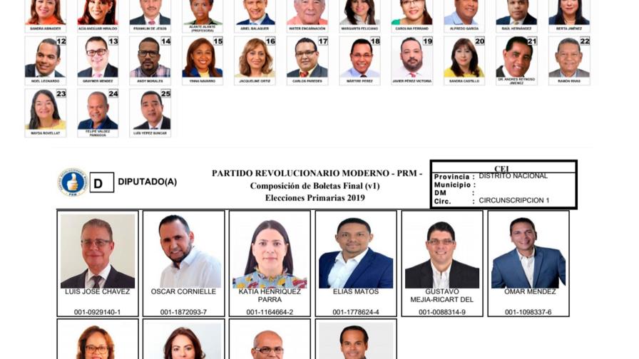 En PLD y PRM 35 aspiran a diputados por Circ. 1 DN
