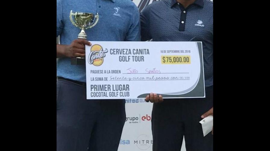 Julio Santos ganó la tercera parada del Tour Canita de Golf