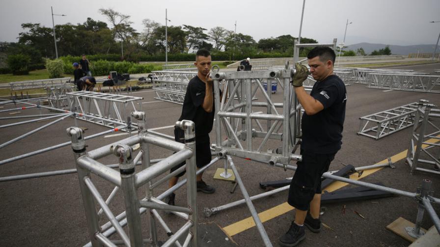 Así van los preparativos de los conciertos organizados en frontera de Venezuela