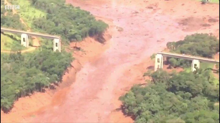 Cientos de personas quedan aisladas en Brasil por colapso de presa