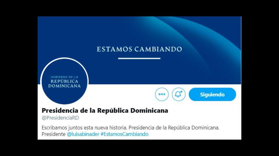 Cuenta de Twitter de la Presidencia dominicana borra todos los mensajes y seguidores