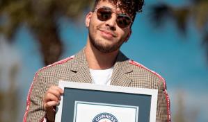 Prince Royce recibe certificaci&oacute;n por su primer Guinnes World Records