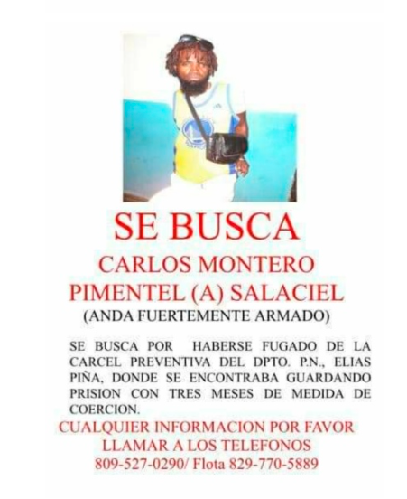 Carlos Montero Pimentel (Salaciel), acusado de robo de celulares. 